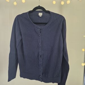 a new day Women's Navy Cardigan Sweater